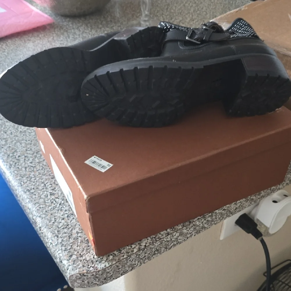 Coach Black Studded Ankle Booties - Picture 7 of 16